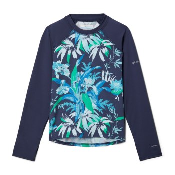 Columbia Sweater Jongens, Sandy Shores Printed Long Sleeve Sunguard Donkerblauw, 52YREHDTI